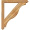 Ekena Millwork Funston Arts and Crafts Rough Sawn Bracket w/ Offset Brace, Western Red Cedar, 6"W x 40"D x 44"H BKT0604X40X44FST03RWR - alternate 3